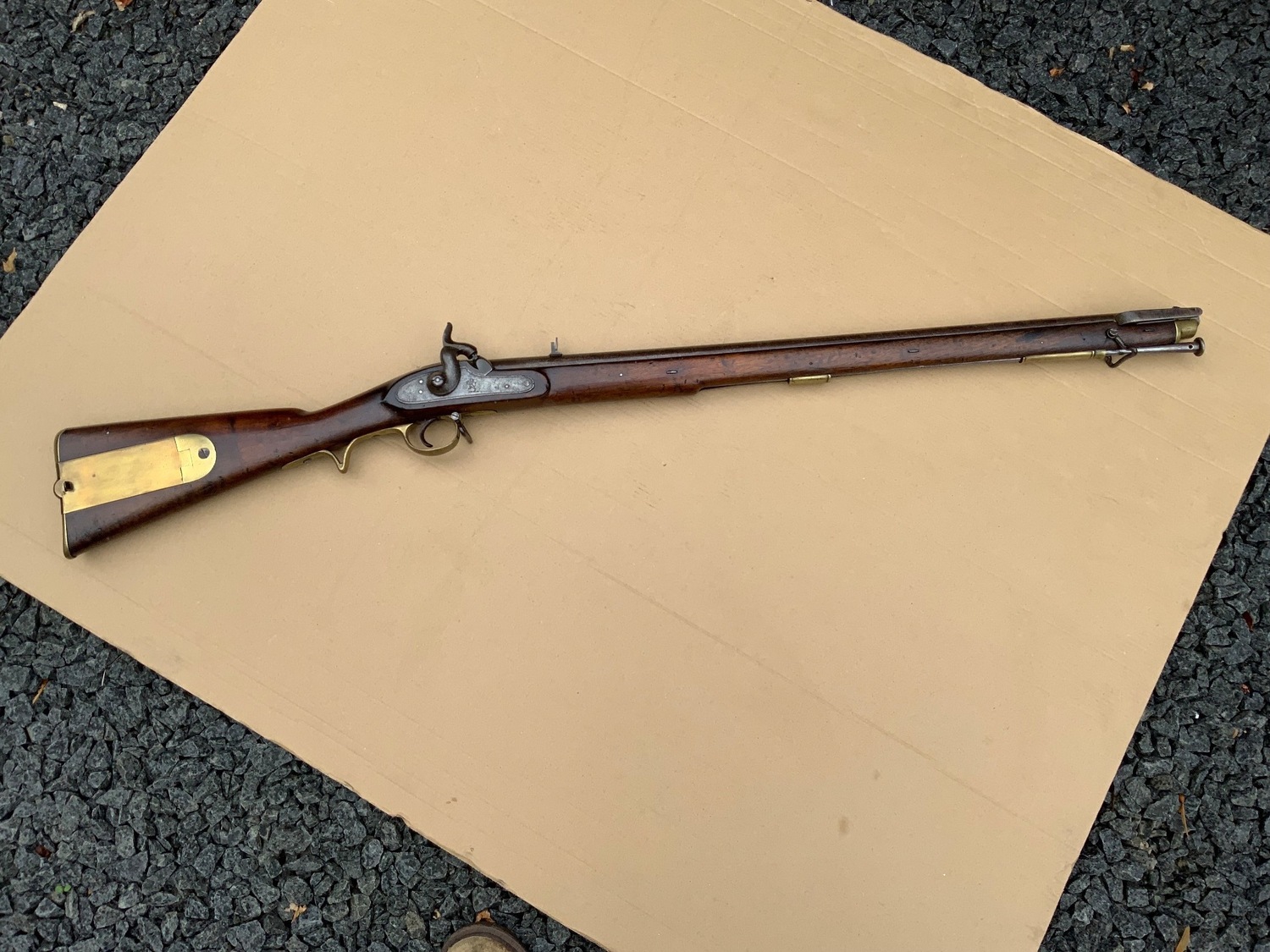 East India Co. 2 groove Type 2 Muzzleloader .75 Cal Muzzleloader Rifle in 