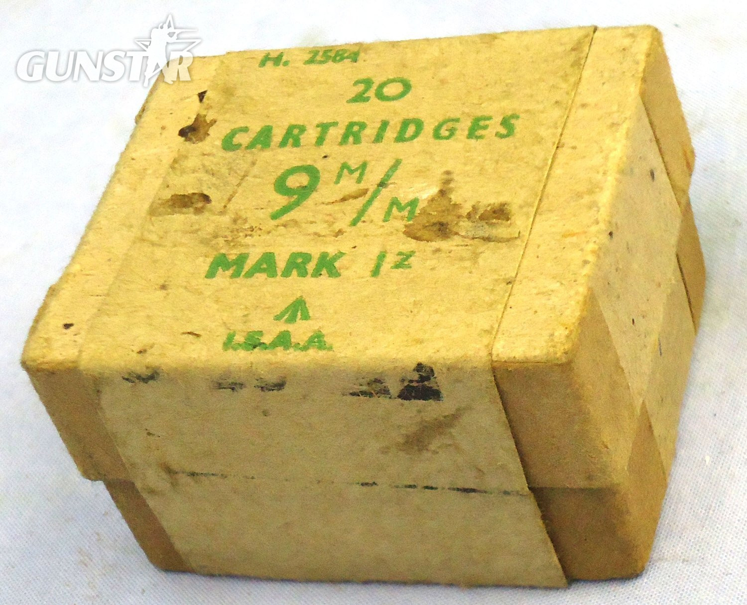 INERT DEACTIVATED. British, 1942 Dated, Browning High Power (Pistol No2 Mk1) Original, WW2, 20 Round Service Pack of Unfired 9mm IZ Rounds as issued to the SAS and British Commandos. Sn - 22787:22 INERT DEACTIVATED. British, 1942 Dated, Browning High Power (Pistol No2 Mk1) Original, WW2, 20 Round Service Pack of Unfired 9mm IZ Rounds as issued to the SAS and British Commandos. Sn - 22787:22 Various Other Ammunition - {CATEGORY} in 