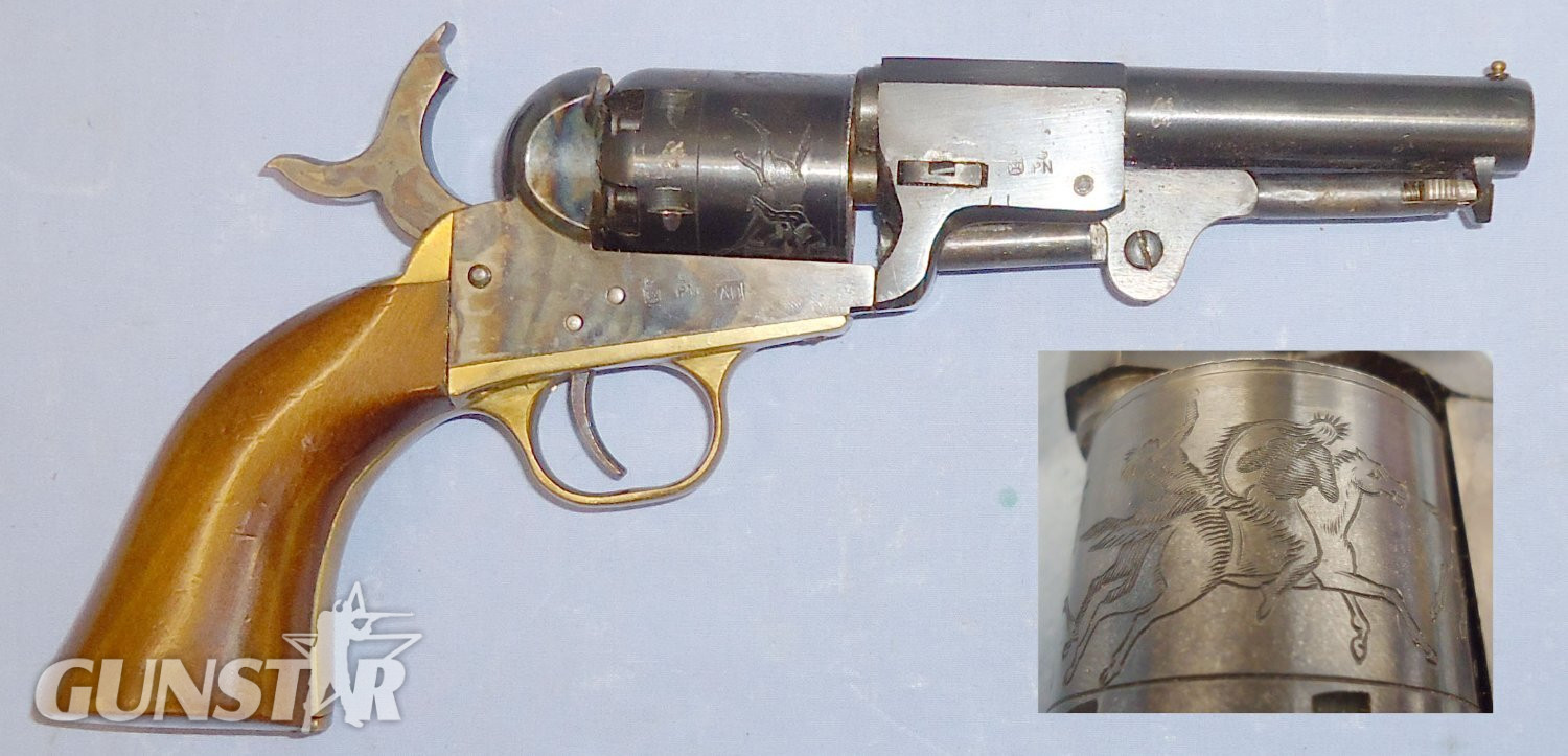 Colt Colt Pocket Model of 1849 .31 Calibre, Cap And Ball, 6 Shot, Single Action, Revo .31 Revolver in 