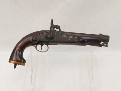 1858 Dated Enfield Percussion Officers Pistol Pistol Obsolete Muzzleloader