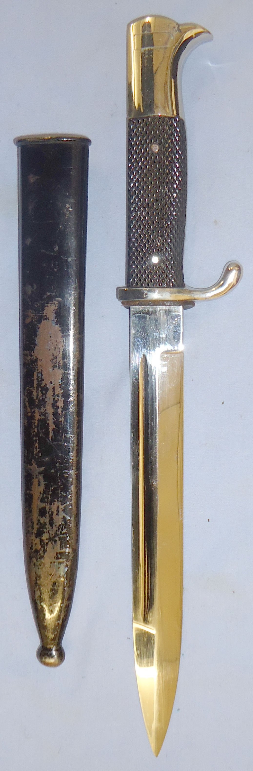  MINT* German M98 Dress Bayonet by FW Holler Solingen & Scabbard. BAYO 235. Bayonet