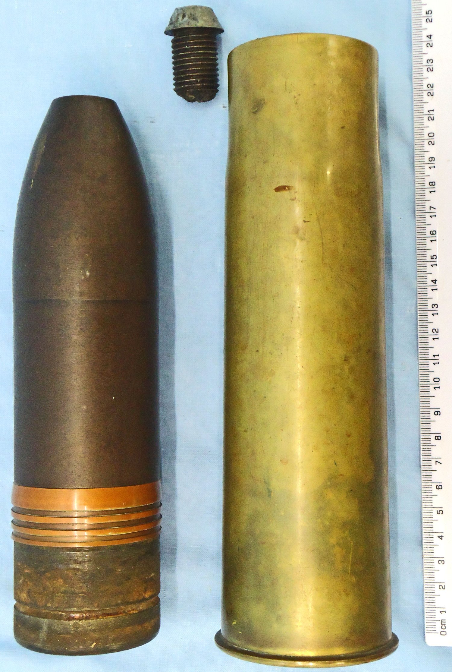 INERT DEACTIVATED. Nordenfelt M 1888, 57mm (57x224R) Quick Firing Fortress Gun, Anti Torpedo Boat & Coastal Defence High Explosive (HE) Round. - 23309 INERT DEACTIVATED. Nordenfelt M 1888, 57mm (57x224R) Quick Firing Fortress Gun, Anti Torpedo Boat & Coastal Defence High Explosive (HE) Round. - 23309 Various Other Ammunition - {CATEGORY}