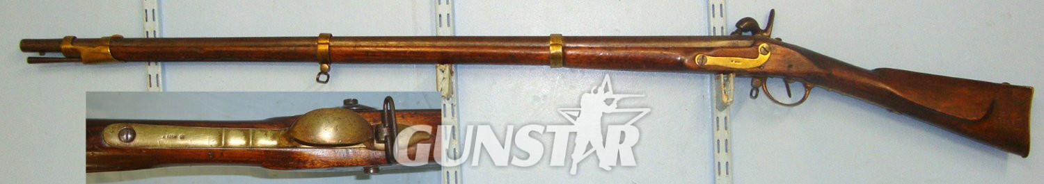  CRIMEAN WAR ERA** Model 1828/44 Imperial Russian Army Percussion Rifle Converted From Model 1828 Flintlock With Izyetsk Arsenal Regulation Brass Fittings & Original Iron Ram Rod. Sn 22357  flintlock Muzzleloader Various Rifle