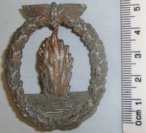 A Genuine German Mine Sweeping Award. 18623:7 A Genuine German Mine Sweeping Award. 18623:7 Antique & Militaria