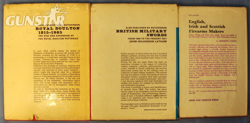  3 Out of Print Volumes* British Military Bayonets from 1700 to 1945, and British Military Swords from 1800 to Present day *Signed* by J.Wilkinson Latham. Also Sword, Lance and Bayonet by C.ffoulkes & E.C.Hopkins. 19402:10. 3 Out of Print Volumes* British Military Bayonets from 1700 to 1945, and British Military Swords from 1800 to Present day *Signed* by J.Wilkinson Latham. Also Sword, Lance and Bayonet by C.ffoulkes & E.C.Hopkins. 19402:10. Other Accessory