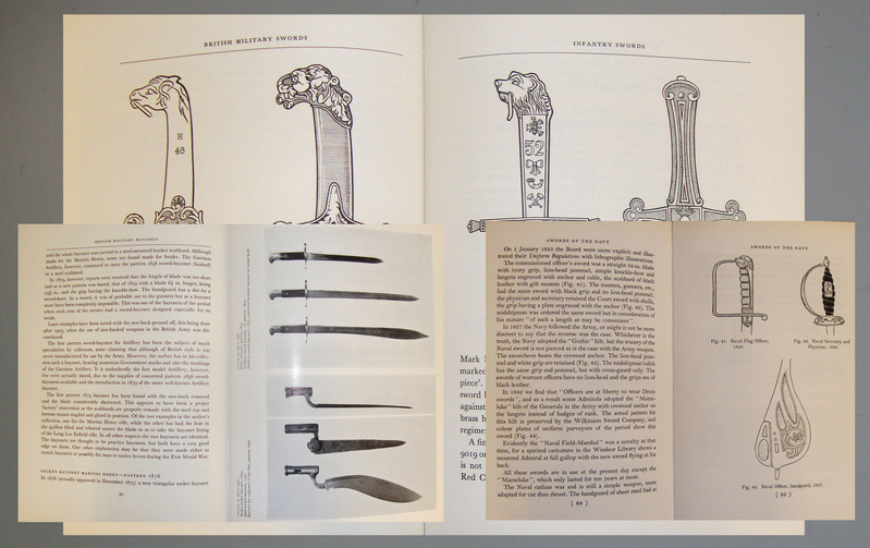 3 Out of Print Volumes* British Military Bayonets from 1700 to 1945, and British Military Swords from 1800 to Present day *Signed* by J.Wilkinson Latham. Also Sword, Lance and Bayonet by C.ffoulkes & E.C.Hopkins. 19402:10. 3 Out of Print Volumes* British Military Bayonets from 1700 to 1945, and British Military Swords from 1800 to Present day *Signed* by J.Wilkinson Latham. Also Sword, Lance and Bayonet by C.ffoulkes & E.C.Hopkins. 19402:10. Other Accessory