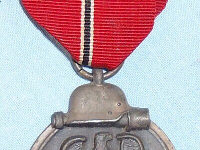 Nazi Eastern Medal ‘Winter Battle in the East’ 1941–42 Medal and Ribbon. M 138. Nazi Eastern Medal ‘Winter Battle in the East’ 1941–42 Medal and Ribbon. M 138.  Antique & Militaria