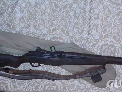 Denix M1 GARAND COMPLETE WITH SLING/CANVAS VALIS/8 ROUND BLOC CLIP - Non-firing
