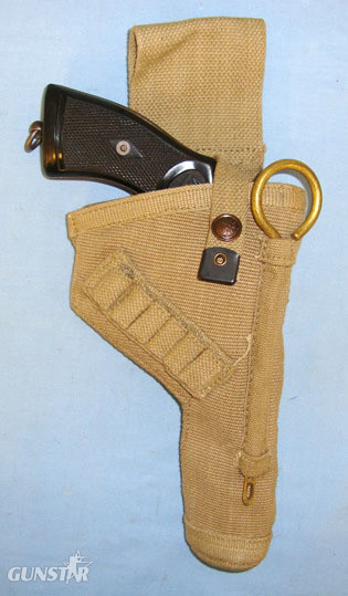 M.W & S Ltd MK II Webbing Open Top Tanker’s Holster For .380 Calibre Enfield Spurless Tanker Care & Storage in 