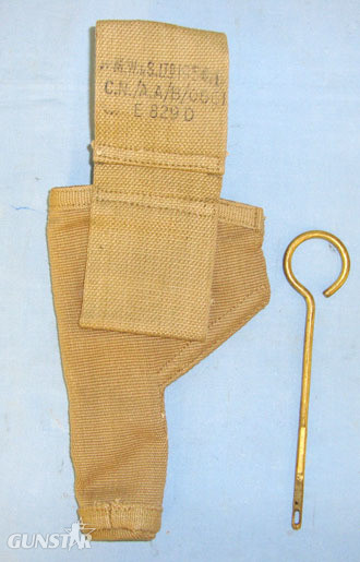 M.W & S Ltd MK II Webbing Open Top Tanker’s Holster For .380 Calibre Enfield Spurless Tanker Care & Storage