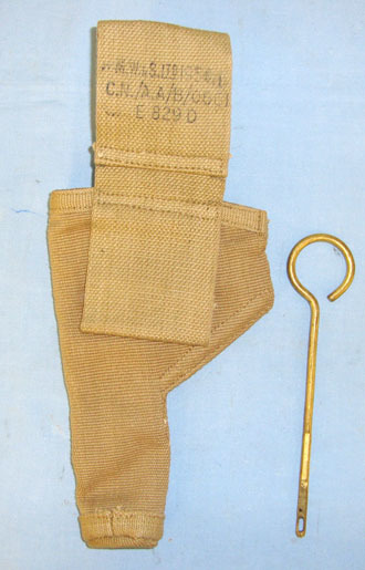 M.W & S Ltd MK II Webbing Open Top Tanker’s Holster For .380 Calibre Enfield Spurless Tanker Care & Storage