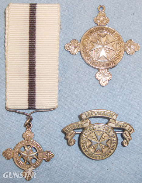 A Silver St. John Ambulance Ass. Medal, St. John Ambulance Brigade Badge & Order of St. John Priory Of Wales Miniature L.S. Medal & Ribbon. Sn 10391:3. A Silver St. John Ambulance Ass. Medal, St. John Ambulance Brigade Badge & Order of St. John Priory Of Wales Miniature L.S. Medal & Ribbon. Sn 10391:3. Other Accessory in 