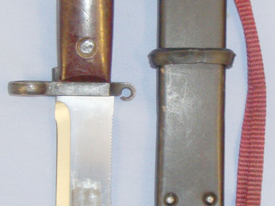 U.S.S.R. Dragunov (SVD) 7.62mm Wire Cutter Bayonet (1st Model). BAYO 358. Bayonet
