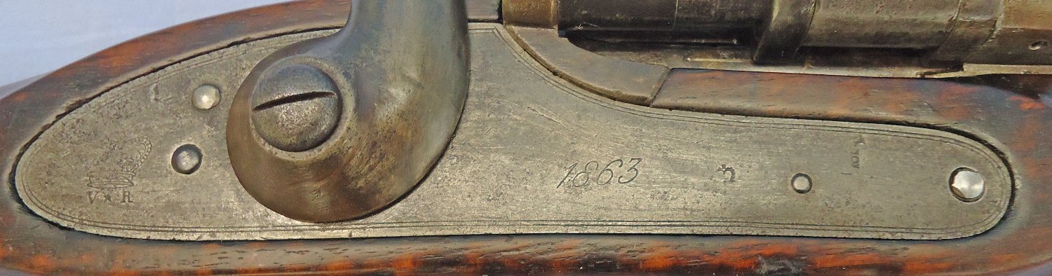 {CATEGORY} - Victorian, British WD Contract, 1863 Dated, .577 Calibre 2 Band, 5 groove Obsolete Caliber Snider Enfield Sergeants Short Rifle. Sn 23484:26 Victorian, British WD Contract, 1863 Dated, .577 Calibre 2 Band, 5 groove Obsolete Caliber Snider Enfield Sergeants Short Rifle. Sn 23484:26 Bolt Action Obsolete Rifle