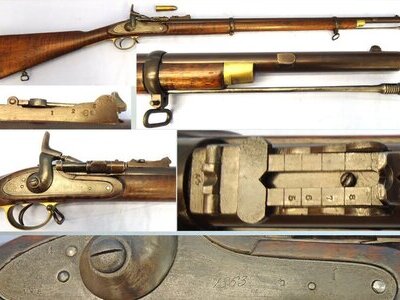 Victorian, British WD Contract, 1863 Dated, .577 Calibre 2 Band, 5 groove Obsolete Caliber Snider Enfield Sergeants Short Rifle. Sn 23484:26 Victorian, British WD Contract, 1863 Dated, .577 Calibre 2 Band, 5 groove Obsolete Caliber Snider Enfield Sergeants Short Rifle. Sn 23484:26 Bolt Action Obsolete Rifle