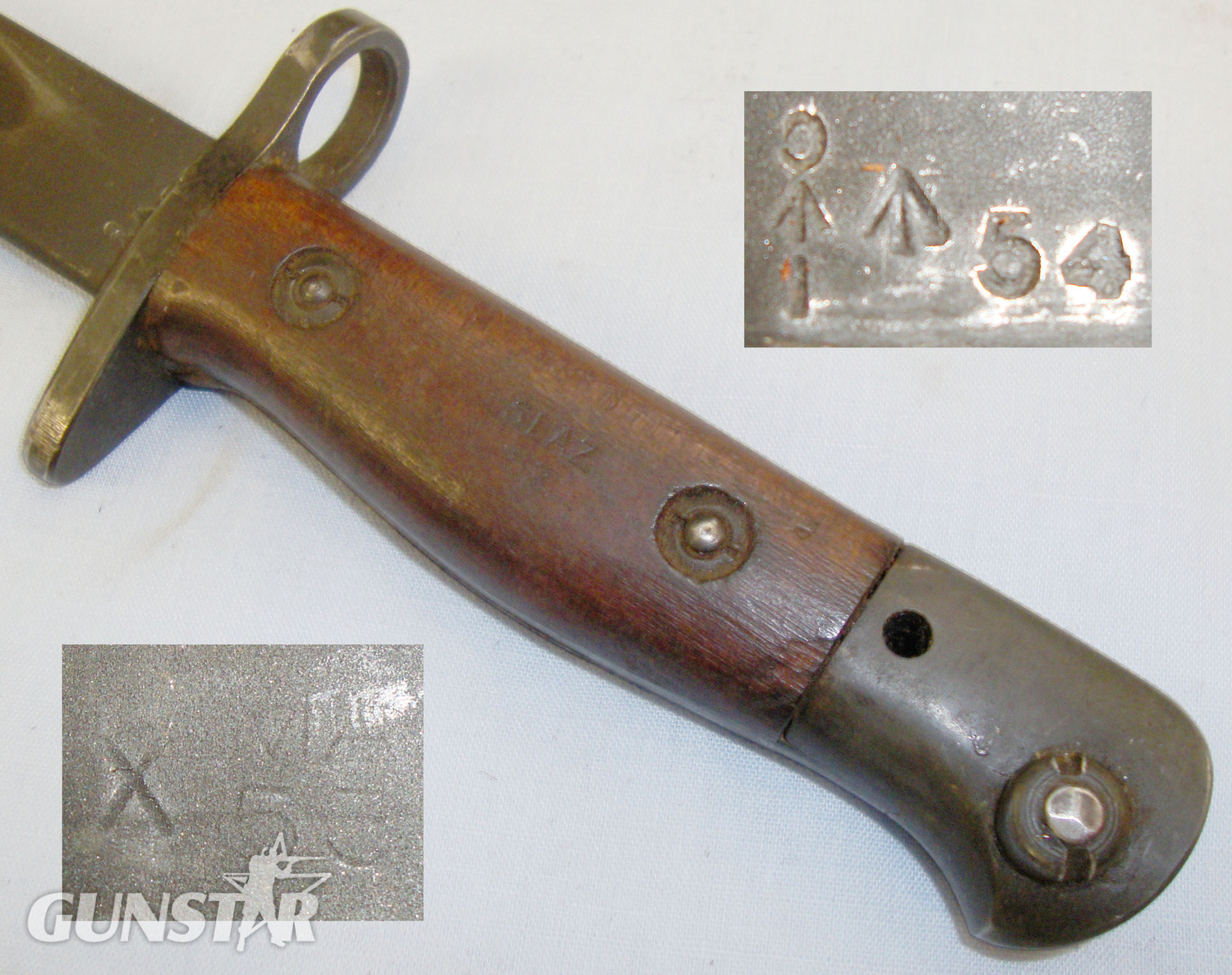  Lithgow Korean War Period Australian Owen MK I Bayonet and Scabbard. Bayonet
