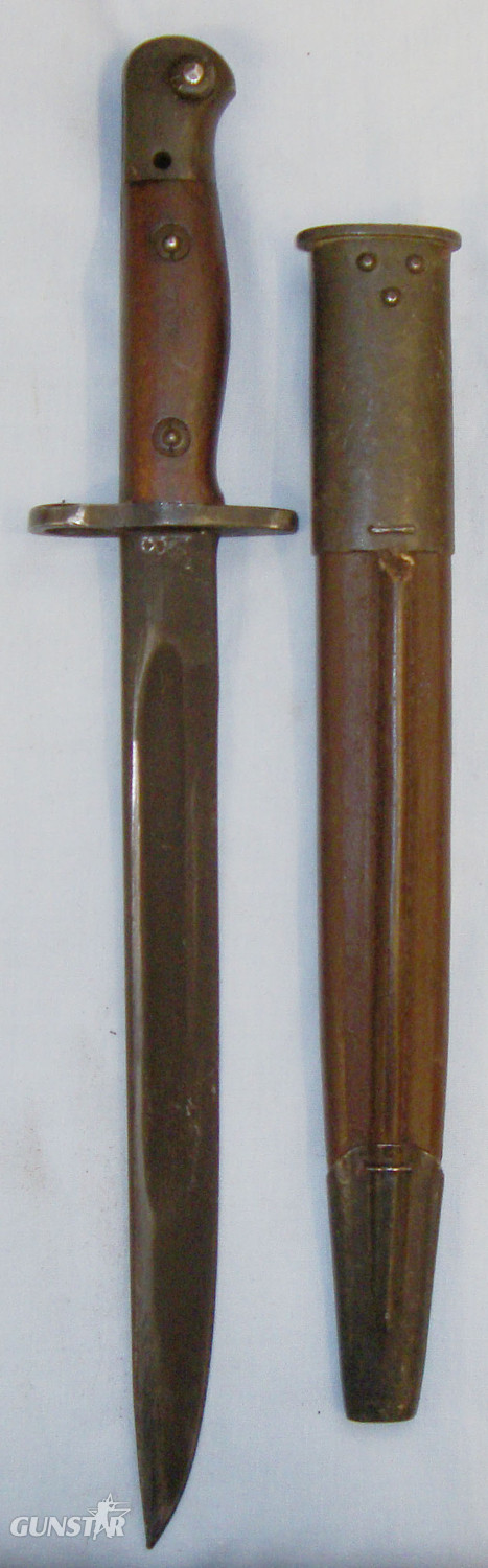 Lithgow Korean War Period Australian Owen MK I Bayonet and Scabbard. Bayonet - {CATEGORY} in 