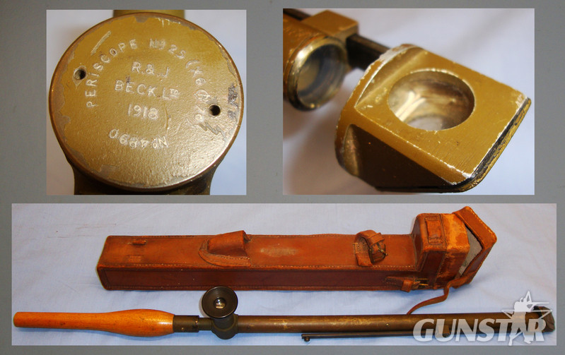 WWI Trench Periscope No 25 (X6) and Case by R. & J.Beck Ltd. 19369. WWI Trench Periscope No 25 (X6) and Case by R. & J.Beck Ltd. 19369. Other Accessory