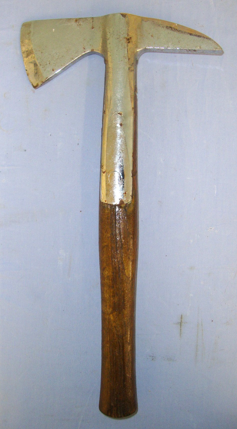  1952 British WD Military Fireman’s Axe Numbered H98 With Chrome Plated Steel Axe Head. Sn 21781 Other Blade