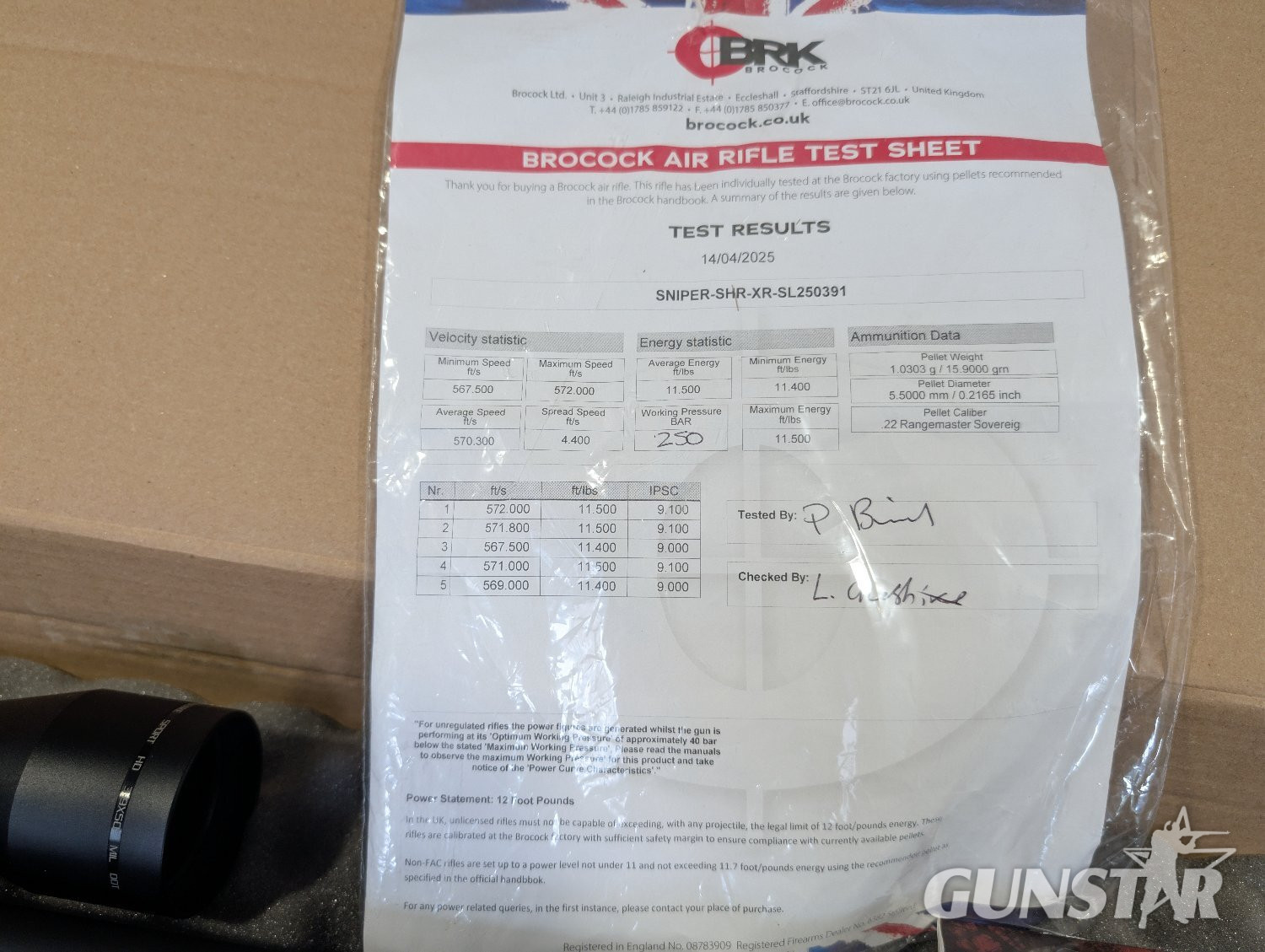 Brocock Sniper XR Hilite .22 
