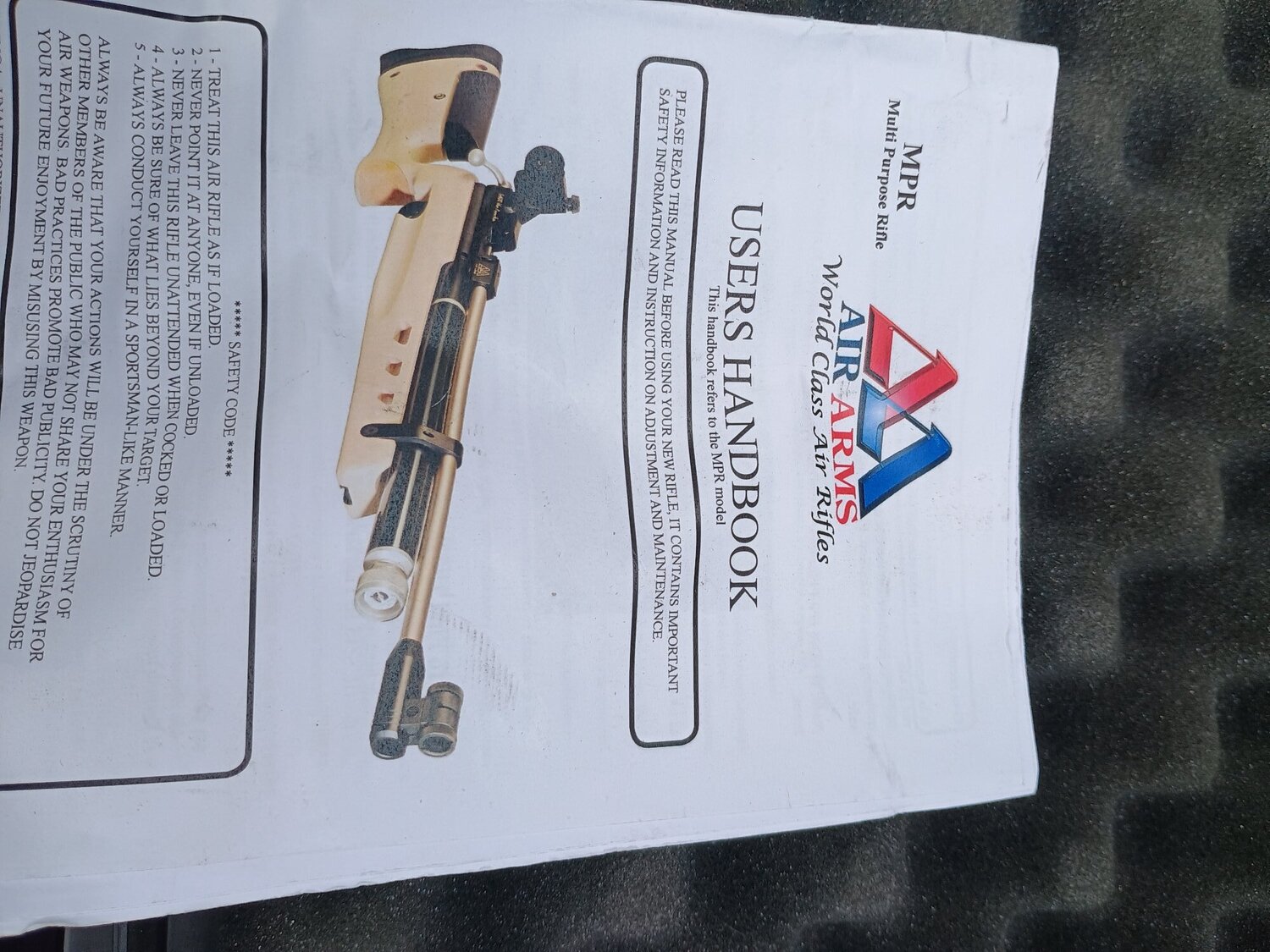 Air Arms MPR  10m target rifle .177 