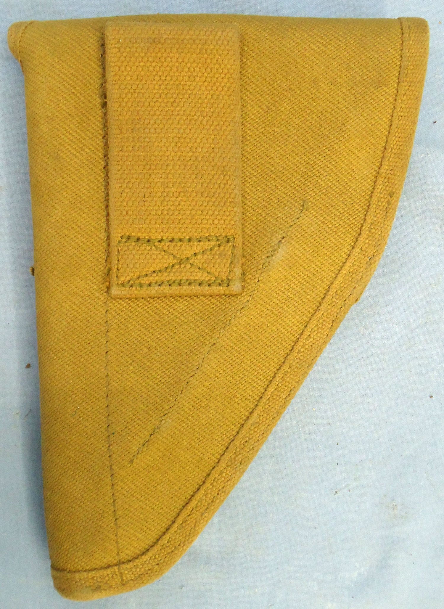 Canadian, 1944 Dated, Pattern 37 Webbing Holster for the 9mm Hi Power Semi Automatic Service Pistol. MISC 2009  Canadian, 1944 Dated, Pattern 37 Webbing Holster for the 9mm Hi Power Semi Automatic Service Pistol. MISC 2009 Care & Storage - {CATEGORY} in 