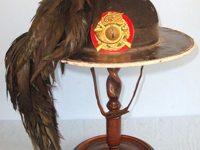 Bersaglieri Light Infantry Hat With 1st Bersaglieri Plate & Black Capercaillie F Bersaglieri Light Infantry Hat With 1st Bersaglieri Plate & Black Capercaillie F Clothing