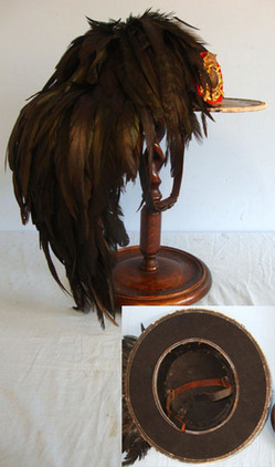  Bersaglieri Light Infantry Hat With 1st Bersaglieri Plate & Black Capercaillie F Bersaglieri Light Infantry Hat With 1st Bersaglieri Plate & Black Capercaillie F Clothing