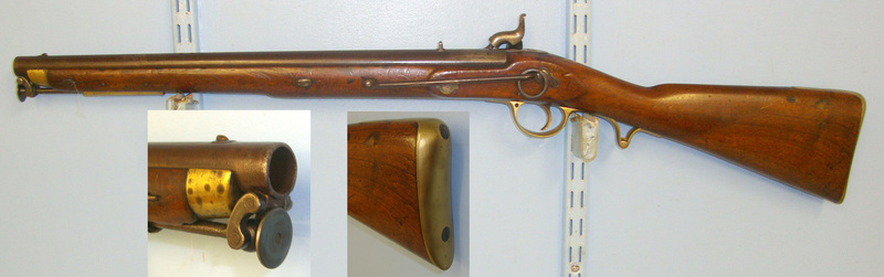  Royal Small Arms Factory (Enfield) Tower .650 Carbine Calibre Muzzle Loading Percussion Yeomanry Cavalry Carbine With Saddle Bar, Ring & Captive Steel Ram Rod. Muzzleloader .65 Cal Muzzleloader Rifle