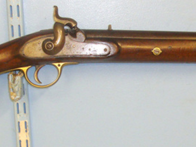Royal Small Arms Factory (Enfield) Tower .650 Carbine Calibre Muzzle Loading Percussion Yeomanry Cavalry Carbine With Saddle Bar, Ring & Captive Steel Ram Rod. Muzzleloader .65 Cal Muzzleloader Rifle