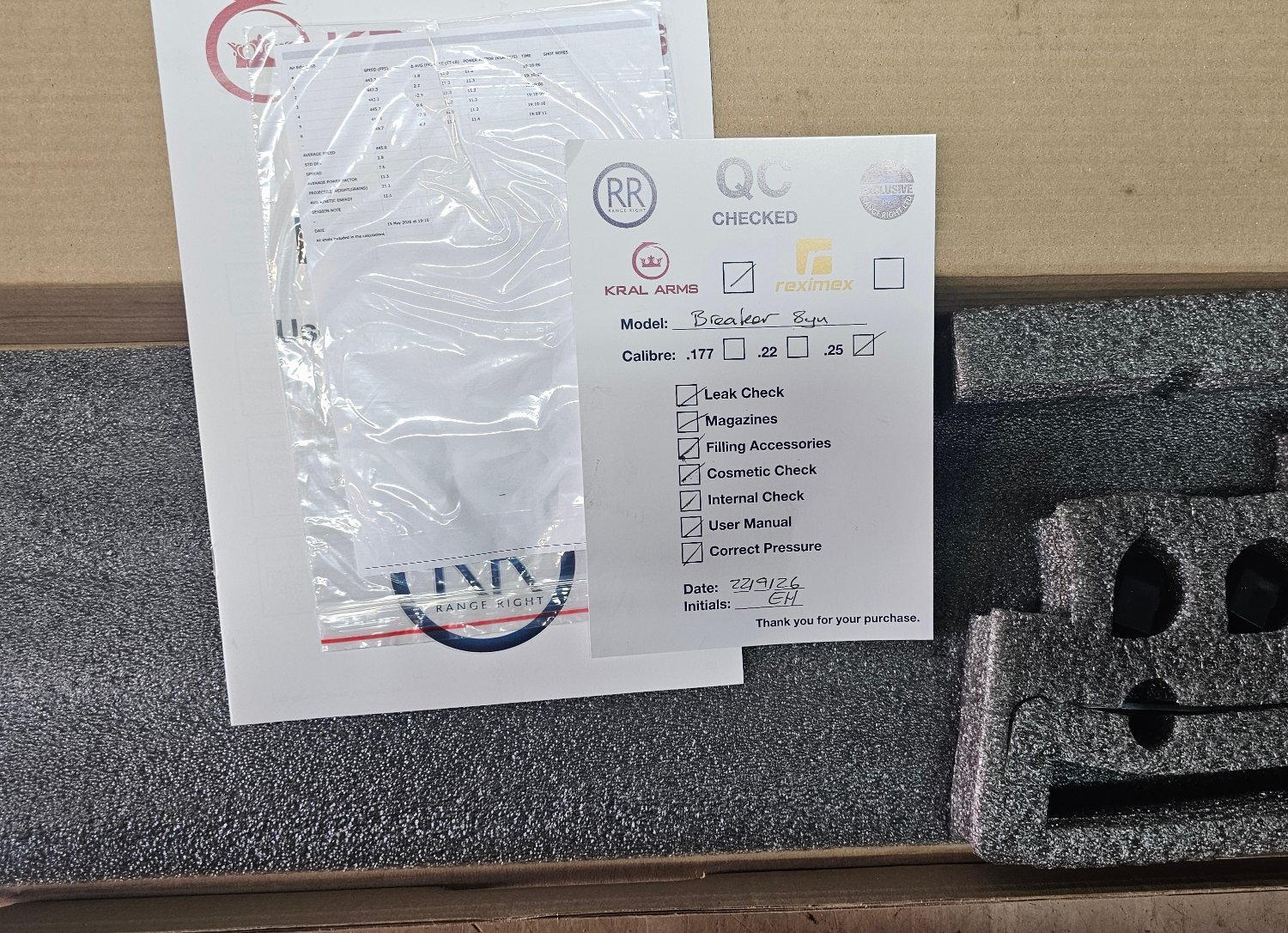 Kral Breaker Bullpup Synthetic  .25 
