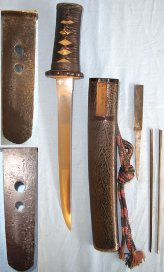 Ancient Blade (C1584) Japanese Tanto By Sukesada With Double Signed Tang & Scabb Other Blade