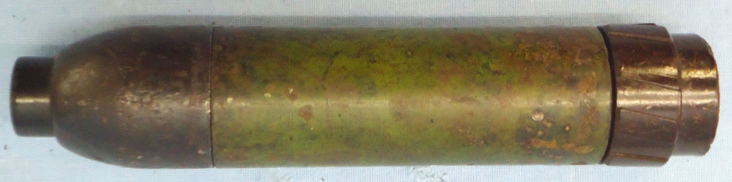 INERT DEACTIVATED. German, WW2, 1944 Dated, 3cm High Explosive (HE) (G.Spgr Gewehr Sprenggranate) Rifle Grenade / Hand Grenade. Sn - 21616 INERT DEACTIVATED. German, WW2, 1944 Dated, 3cm High Explosive (HE) (G.Spgr Gewehr Sprenggranate) Rifle Grenade / Hand Grenade. Sn - 21616  Other Ammunition - {CATEGORY} in 