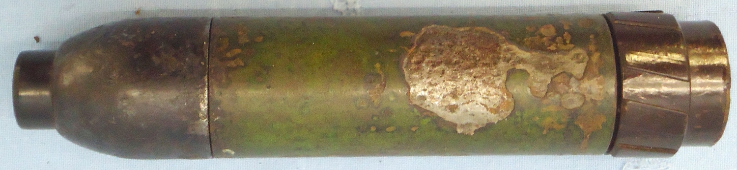 INERT DEACTIVATED. German, WW2, 1944 Dated, 3cm High Explosive (HE) (G.Spgr Gewehr Sprenggranate) Rifle Grenade / Hand Grenade. Sn - 21616 INERT DEACTIVATED. German, WW2, 1944 Dated, 3cm High Explosive (HE) (G.Spgr Gewehr Sprenggranate) Rifle Grenade / Hand Grenade. Sn - 21616  Other Ammunition - {CATEGORY}