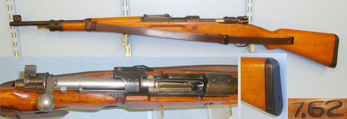 FN Herstal Columbian Military Contract, Belgian FN K98 Mauser Bolt Action 7.62mm NATO Calib Bolt Action 7.62x51mm NATO Rifle