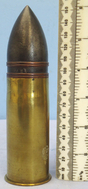 DEACTIVATED INERT. French WW, 1918 Dated French 37mm (37 x 94R) Pom Pom Solid Shot Round. - O 1905 DEACTIVATED INERT. French WW, 1918 Dated French 37mm (37 x 94R) Pom Pom Solid Shot Round. - O 1905  Other