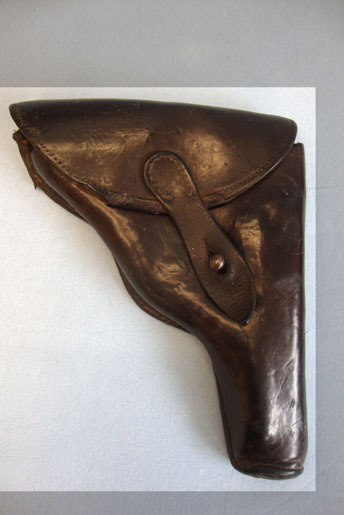 British Army Officer\'s Brown Leather Revolver Holster British Army Officer's Brown Leather Revolver Holster Care & Storage