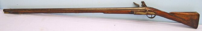 Buckmaster Extremely Rare, Original, British, George II Era, Pre Land Pattern, 42 Inch Barrel Brown Bess .75” Musket by Buckmaster of London. Sn - 21851:6 Muzzleloader .75 Cal Muzzleloader Rifle - {CATEGORY}