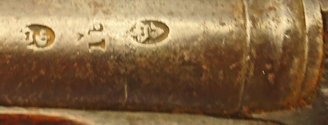 Buckmaster Extremely Rare, Original, British, George II Era, Pre Land Pattern, 42 Inch Barrel Brown Bess .75” Musket by Buckmaster of London. Sn - 21851:6 Muzzleloader .75 Cal Muzzleloader Rifle 