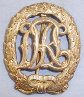 WWII German Silver Coloured 1st Pattern DRL Sports Badge. N 130. WWII German Silver Coloured 1st Pattern DRL Sports Badge. N 130. Antique & Militaria