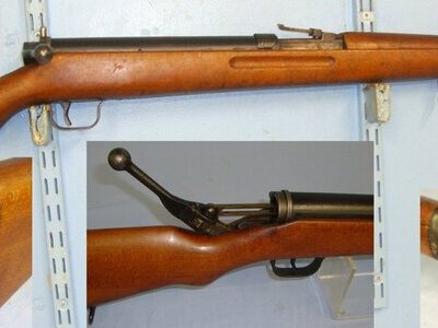 RARE**Cold War Era Post 1947 Czechoslovakian ‘tgf’ (Zbrojovka Brno), VZ-47 (German K98) 4.5mm BB Repeating (20 Shot) Bolt Action Military Training Air Rifle. Sn 23484:30 air rifle BB