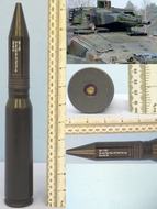 INERT DEACTIVATED. Unfired Swiss Made 30mm FACTORY DUMMY, APDS/T (Armour piercing Discarding Sabot/Trace) (Uncored) Cannon Round For The German Puma IFV (Infantry Fighting Vehicle). - O 1906 INERT DEACTIVATED. Unfired Swiss Made 30mm FACTORY DUMMY, APDS/T (Armour piercing Discarding Sabot/Trace) (Uncored) Cannon Round For The German Puma IFV (Infantry Fighting Vehicle). - O 1906  Other