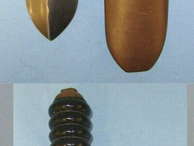 C1960’s Siebe Gorman Diver's Knife As Used By British Royal Navy Divers With Brass Scabbard Slotted For Belt Loop. Sn 21025 Knive