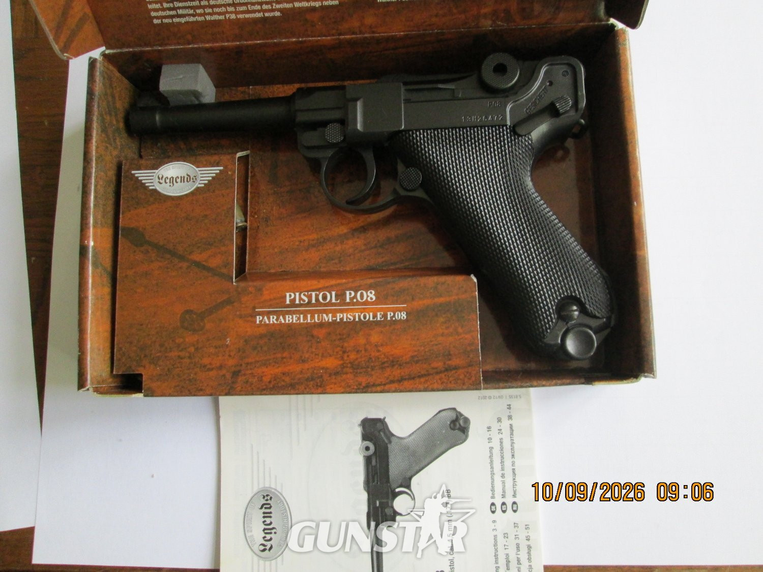 Umarex Luger p08 co2 pistol BB