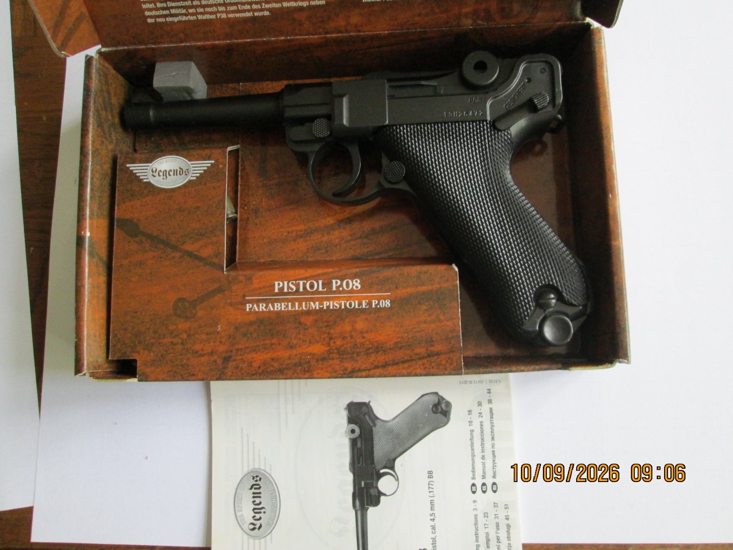 Umarex Luger p08 co2 pistol BB