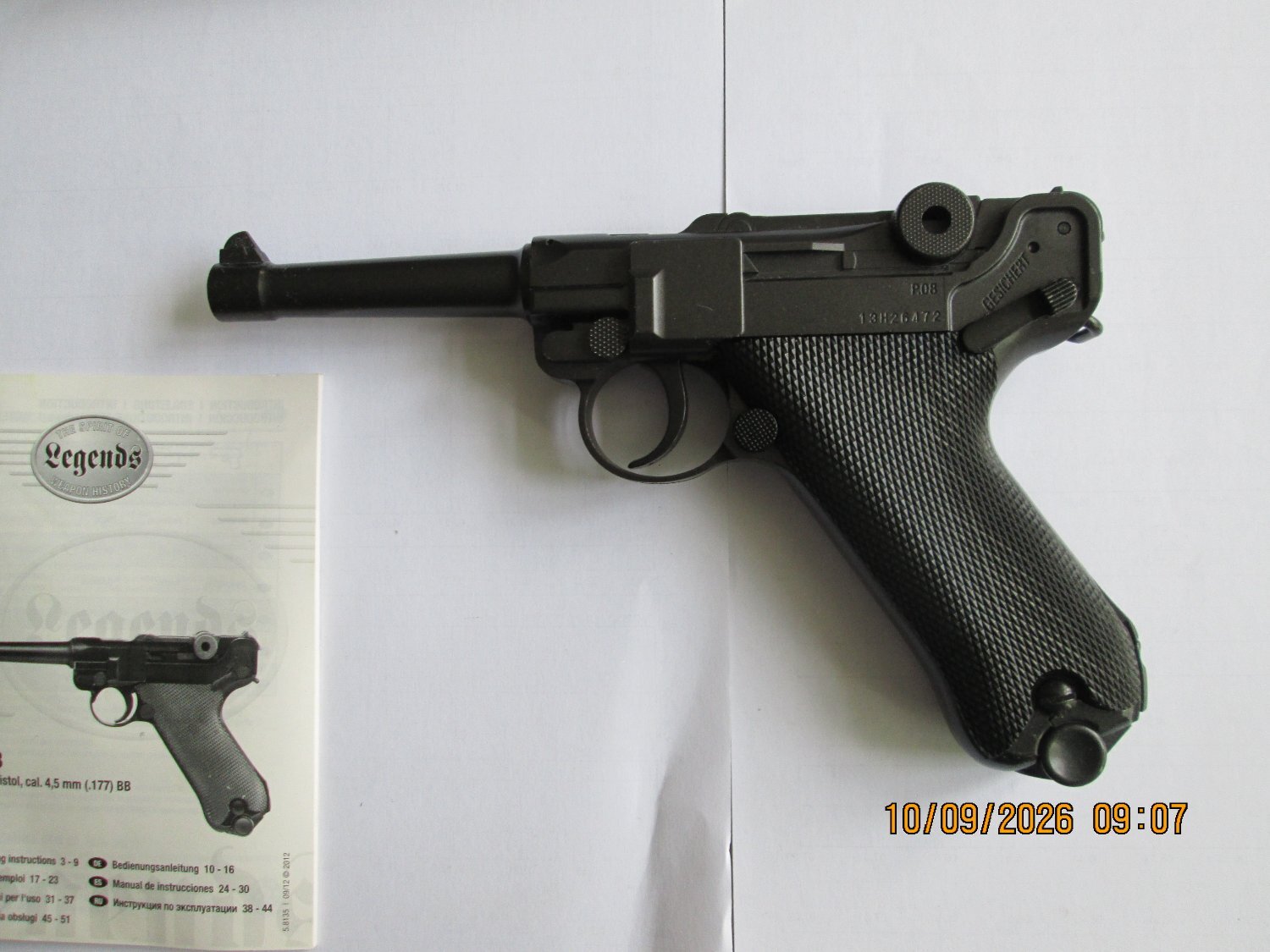  Umarex Luger p08 co2 pistol BB