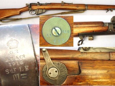 WW1, 1916 Dated, SMLE No.1 MK III .303 Calibre Rifle by BSA CO (Birmingham Small Arms Company) with Long Range Sights & Webbing Sling marked to the II Royal Irish Rifles. **EARLY UK 1989 DEACTIVATION CERTIFICATED** Sn 23484:29 WW1, 1916 Dated, SMLE No.1 MK III .303 Calibre Rifle by BSA CO (Birmingham Small Arms Company) with Long Range Sights & Webbing Sling marked to the II Royal Irish Rifles. **EARLY UK 1989 DEACTIVATION CERTIFICATED** Sn 23484:29 Bolt Action Various Rifle