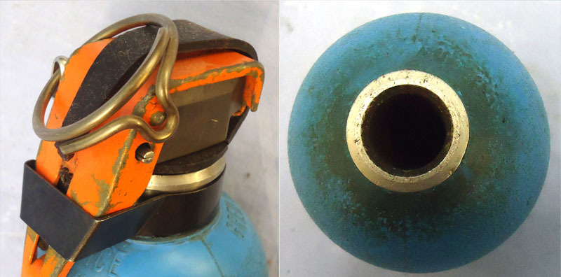 DEACTIVATED INERT. British L111A1 Practice Hand Grenade. - O 1940 DEACTIVATED INERT. British L111A1 Practice Hand Grenade. - O 1940  Other Ammunition