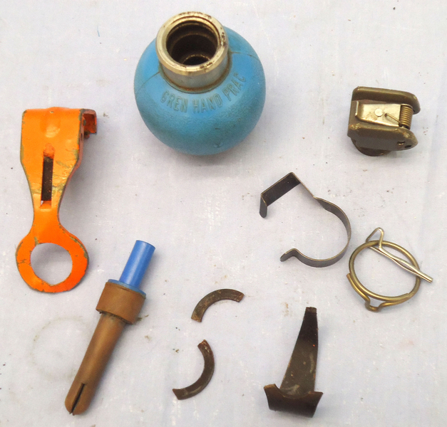  DEACTIVATED INERT. British L111A1 Practice Hand Grenade. - O 1940 DEACTIVATED INERT. British L111A1 Practice Hand Grenade. - O 1940  Other Ammunition