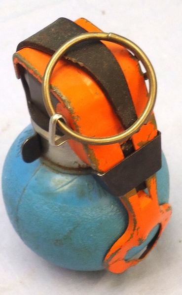 {CATEGORY} - DEACTIVATED INERT. British L111A1 Practice Hand Grenade. - O 1940 DEACTIVATED INERT. British L111A1 Practice Hand Grenade. - O 1940  Other Ammunition